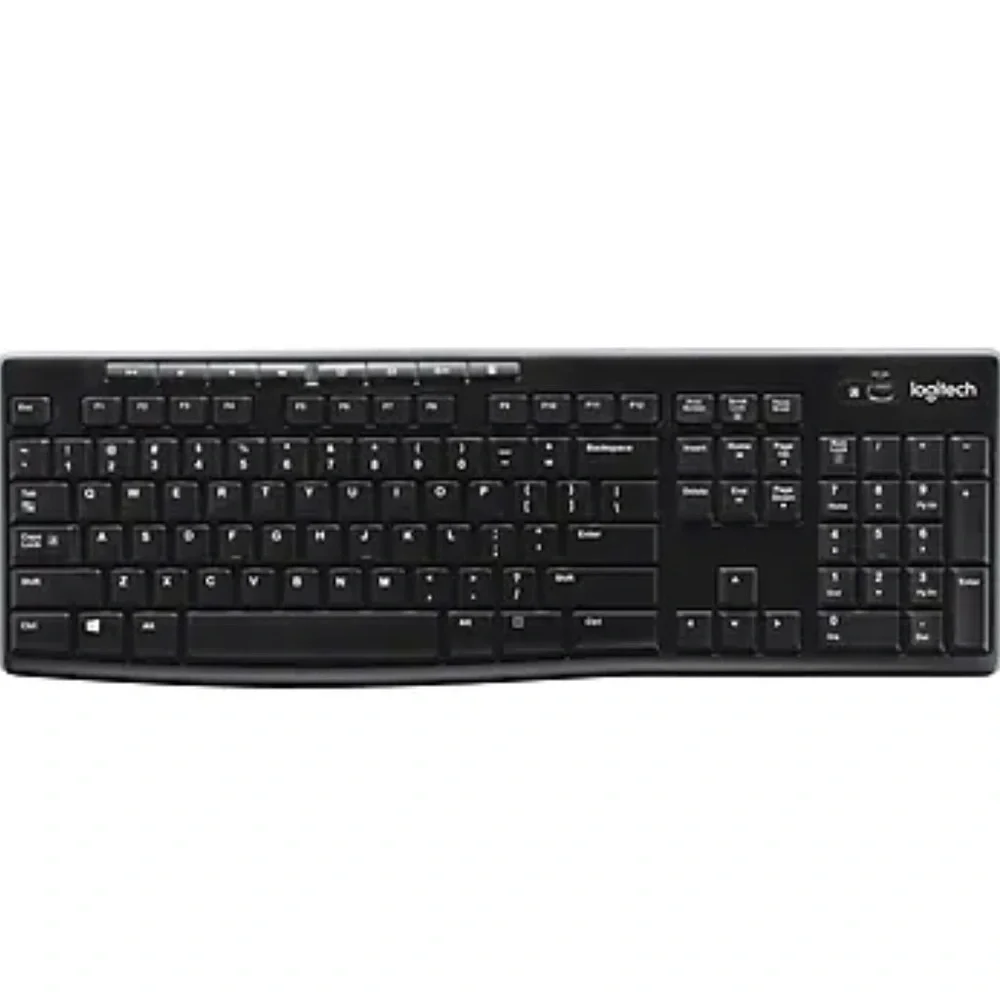 Logitech K270 USB Wireless Keyboard, black. Excellent condition.